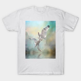 Duelling White Ibises T-Shirt